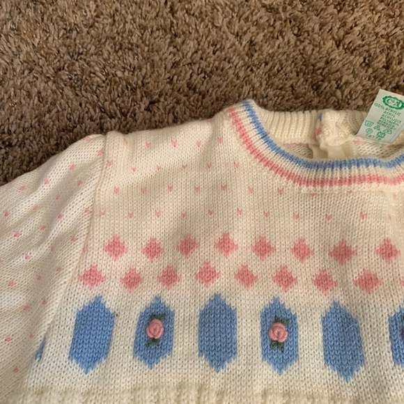 Palomino Knit Sweater Skirt Set Girls Sz.104 or 5-6 Vintage 80s-90s - Picture 3 of 14